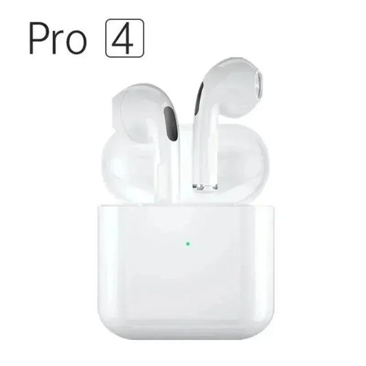 Pro 4 TWS Wireless Headphones Earphone Bluetooth Compatible 5.0 Waterproof Headset with Mic for Xiaomi Iphone Bluetooth Earbuds